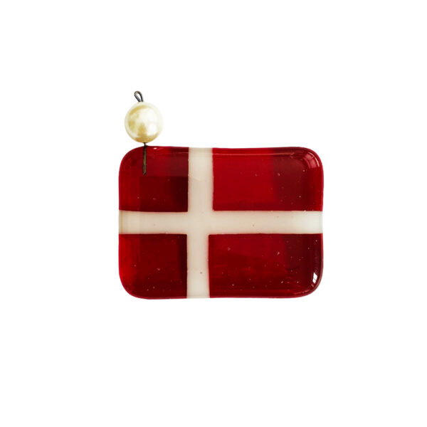 Marianne Lynge Glaskunst - Flag Danmark