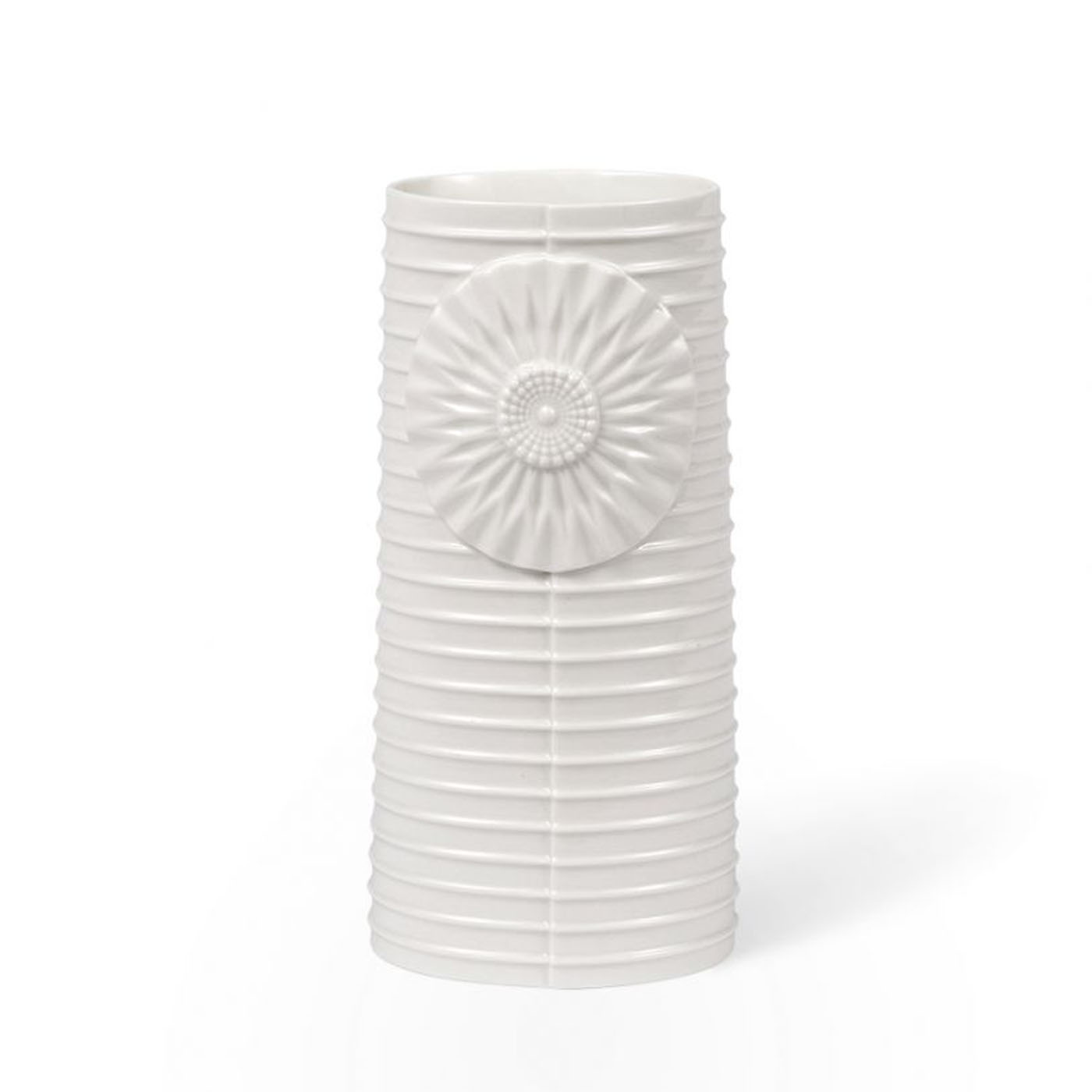 Dottir Pipanella vase "Oval Lines hvid"