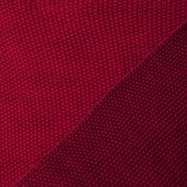 Strikket øko-tex bomuldsplaid-tæppe *Rød* 1