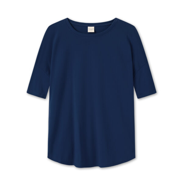By Basics - Blusbar 4305 T-Shirt Øko-Tex Bomuld "Navy blue"