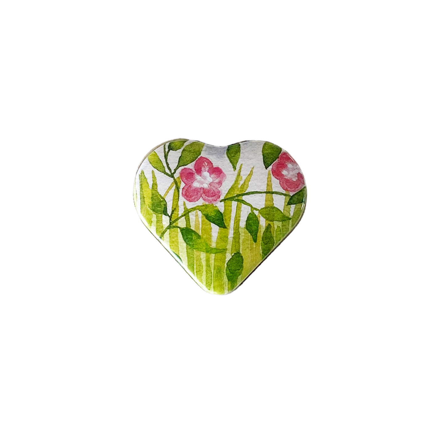 Emma Bridgewater Hjerte Pilleæske - Blomster lyserød