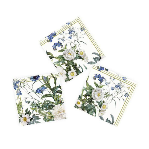 Jim Lyngvild Blue Flower Garden papirs Servietter med blomster