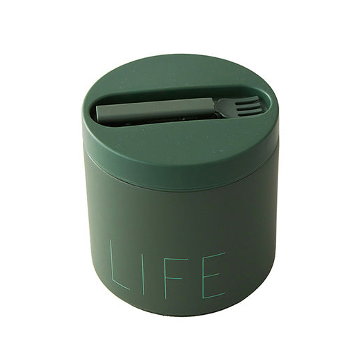Design Letters Termo Life Lunch box stor i Grøn