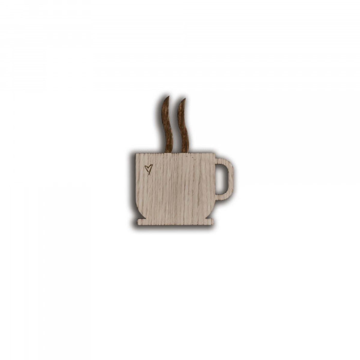 Minifabrikken Kaffe med kop i lys Eg