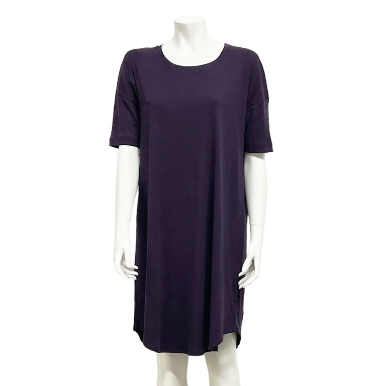 By Basics - Blusbar 7305 T-shirt kjole Øko-Tex Bomuld "Purple"