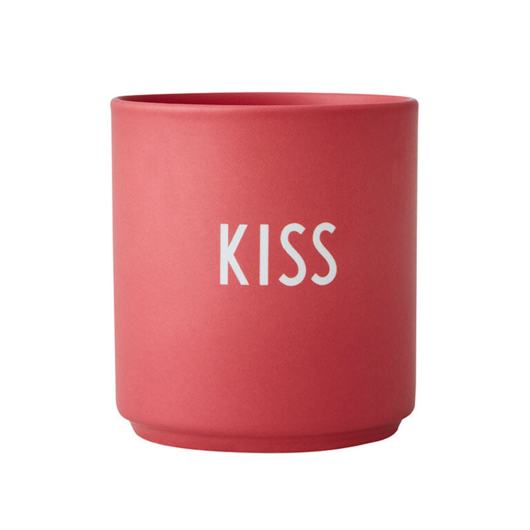 Design Letters Favorite Kop KISS i Koral