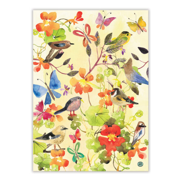 Michel Design Works Birds and Butterflies Viskestykke