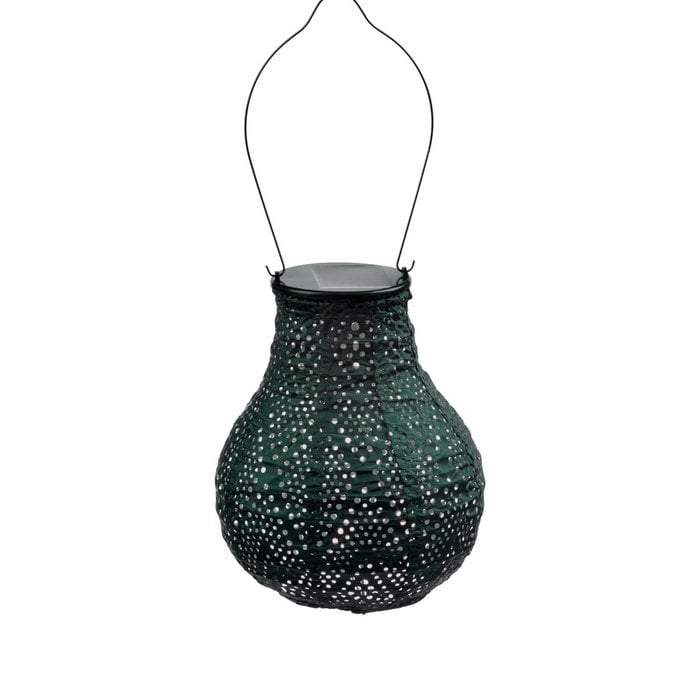 Lumiz Solcelle Lanterne Bulb *Ikat Grøn* Ø 16 x H 20