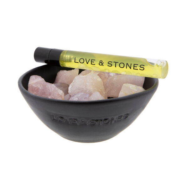 Love & Stones Raw Crystal diffuser - Rosakvarts Drøm 1