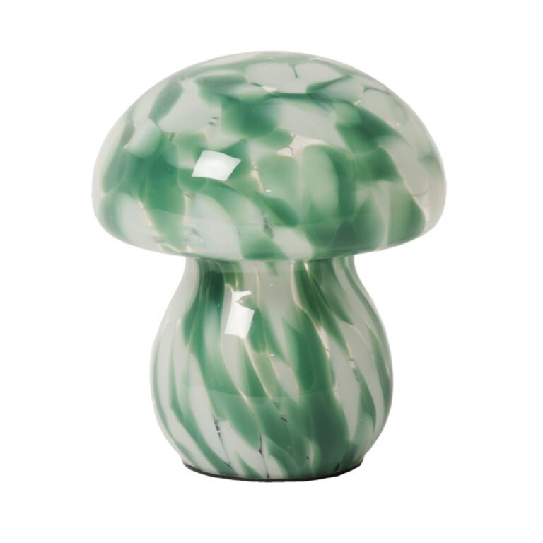 AU Maison Mushroom Mushy chips lampe - Grøn / Hvid 13 x 6,5 cm