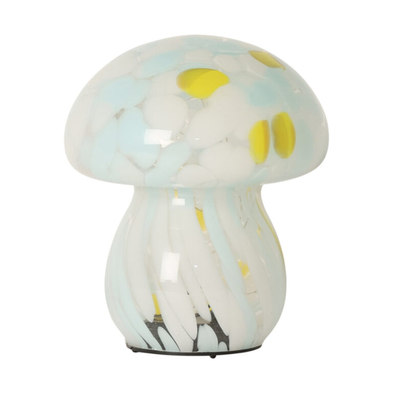 AU Maison Mushroom Mushy chips lampe - Gul / Hvid / Mint 13 x 16,5 cm