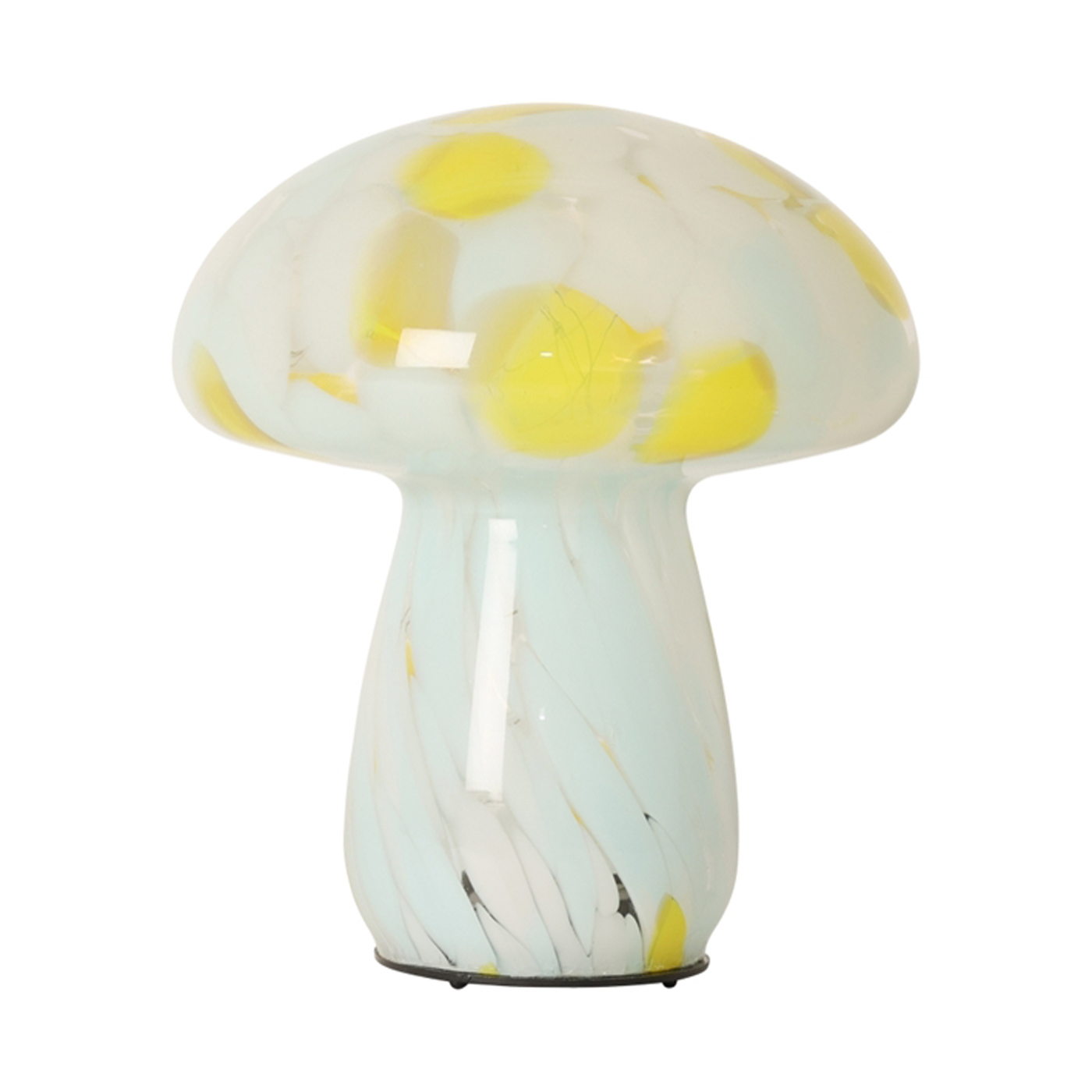 AU Maison Mushroom Mushy chips lampe - Gul / Hvid / Mint 15 x 17 cm