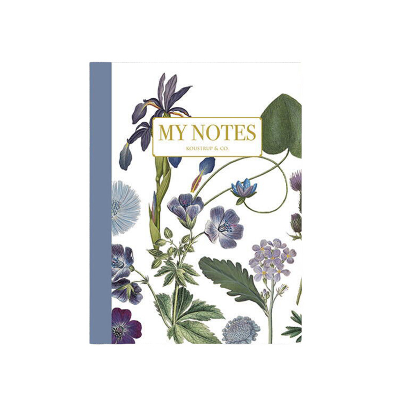 Jim Lyngvild Notesbog - Blue Flower Garden
